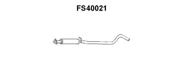 Faurecia FS40021 Проміжний глушник FS40021: Купити в Україні - Добра ціна на EXIST.UA!