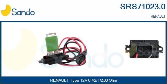 Sando SRS71023.0 Резистор, компресор салону SRS710230: Купити в Україні - Добра ціна на EXIST.UA!