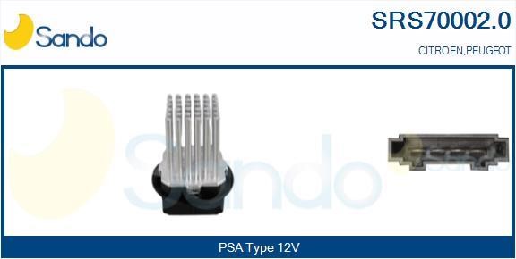 Sando SRS70002.0 Резистор, компресор салону SRS700020: Купити в Україні - Добра ціна на EXIST.UA!