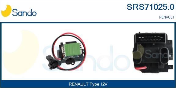 Sando SRS71025.0 Резистор, компресор салону SRS710250: Купити в Україні - Добра ціна на EXIST.UA!