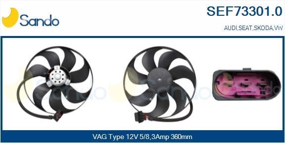 Sando SEF73301.0 Вентилятор, система охолодження двигуна SEF733010: Купити в Україні - Добра ціна на EXIST.UA!