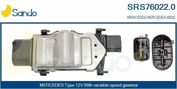Sando SRS76022.0 Додатковий резистор, електродвигун вентилятора радіатора SRS760220: Купити в Україні - Добра ціна на EXIST.UA!