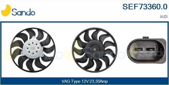 Sando SEF73360.0 Вентилятор радіатора охолодження SEF733600: Купити в Україні - Добра ціна на EXIST.UA!
