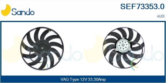 Sando SEF73353.0 Вентилятор радіатора охолодження SEF733530: Купити в Україні - Добра ціна на EXIST.UA!