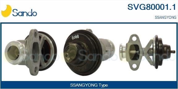 Sando SVG80001.1 Клапан рециркуляції відпрацьованих газів EGR SVG800011: Купити в Україні - Добра ціна на EXIST.UA!