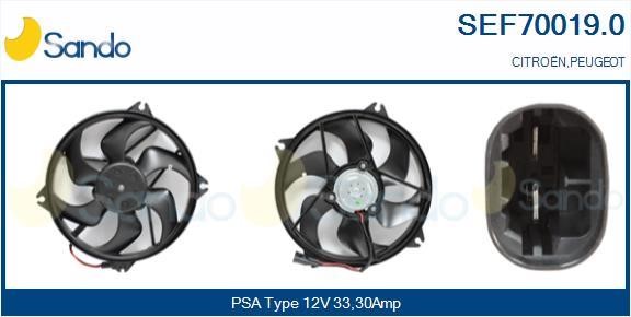 Sando SEF70019.0 Електродвигун, вентилятор радіатора SEF700190: Купити в Україні - Добра ціна на EXIST.UA!