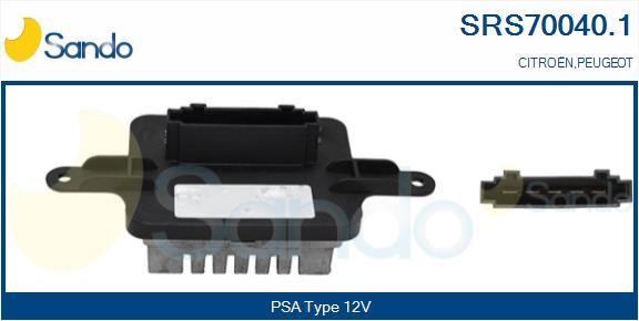 Sando SRS70040.1 Резистор, компресор салону SRS700401: Купити в Україні - Добра ціна на EXIST.UA!