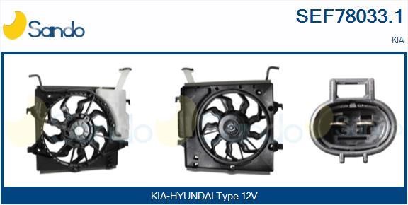 Sando SEF78033.1 Електродвигун, вентилятор радіатора SEF780331: Купити в Україні - Добра ціна на EXIST.UA!