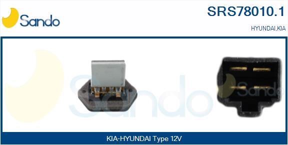 Sando SRS78010.1 Резистор, компресор салону SRS780101: Купити в Україні - Добра ціна на EXIST.UA!