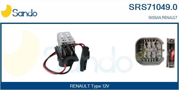 Sando SRS71049.0 Резистор, компресор салону SRS710490: Купити в Україні - Добра ціна на EXIST.UA!