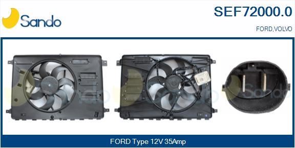 Sando SEF72000.0 Електродвигун, вентилятор радіатора SEF720000: Купити в Україні - Добра ціна на EXIST.UA!