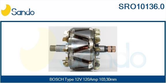 Sando SRO10136.0 Ротор генератора SRO101360: Купити в Україні - Добра ціна на EXIST.UA!
