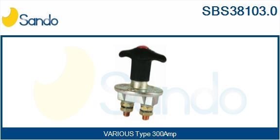 Sando SBS38103.0 Головний вимикач, акумулятор SBS381030: Приваблива ціна - Купити в Україні на EXIST.UA!