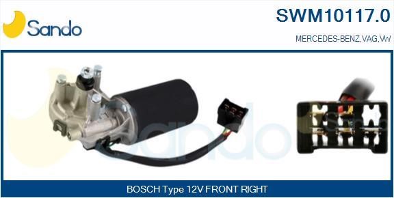 Sando SWM10117.0 Мотор склоочисника SWM101170: Купити в Україні - Добра ціна на EXIST.UA!