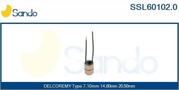 Sando SSL60102.0 Кільце контактне генератора SSL601020: Купити в Україні - Добра ціна на EXIST.UA!