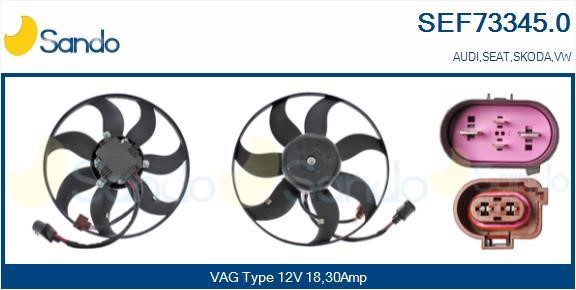 Sando SEF73345.0 Вентилятор радіатора охолодження SEF733450: Купити в Україні - Добра ціна на EXIST.UA!