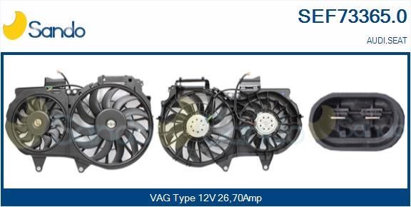 Sando SEF73365.0 Вентилятор радіатора охолодження SEF733650: Купити в Україні - Добра ціна на EXIST.UA!