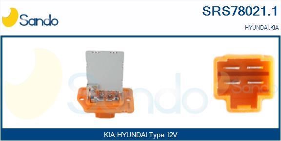 Sando SRS78021.1 Резистор, компресор салону SRS780211: Купити в Україні - Добра ціна на EXIST.UA!
