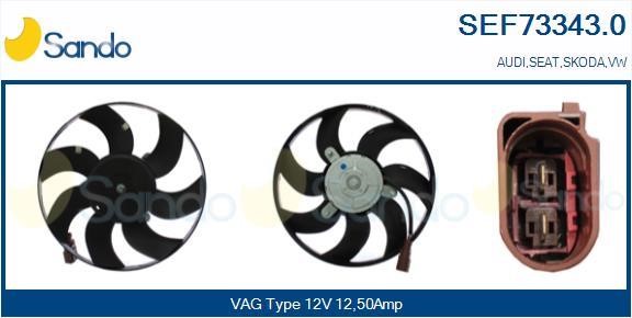 Sando SEF73343.0 Вентилятор радіатора охолодження SEF733430: Купити в Україні - Добра ціна на EXIST.UA!
