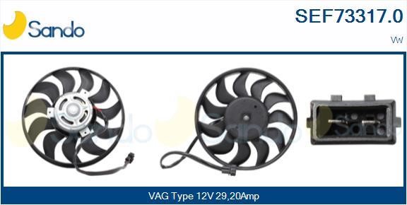 Sando SEF73317.0 Вентилятор радіатора охолодження SEF733170: Купити в Україні - Добра ціна на EXIST.UA!
