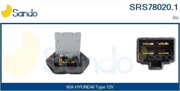 Sando SRS78020.1 Резистор, компресор салону SRS780201: Купити в Україні - Добра ціна на EXIST.UA!