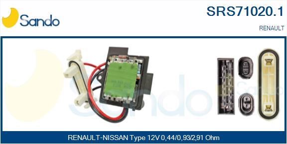 Sando SRS71020.1 Резистор, компресор салону SRS710201: Купити в Україні - Добра ціна на EXIST.UA!
