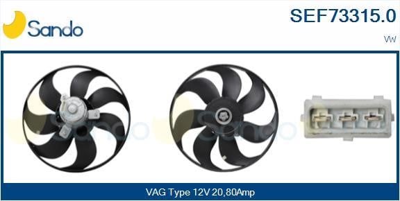 Sando SEF73315.0 Вентилятор радіатора охолодження SEF733150: Купити в Україні - Добра ціна на EXIST.UA!