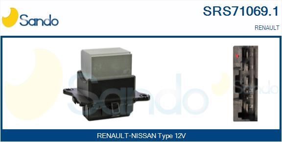 Sando SRS71069.1 Резистор, компресор салону SRS710691: Купити в Україні - Добра ціна на EXIST.UA!