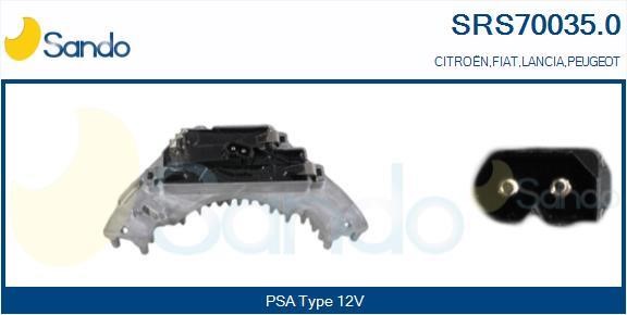 Sando SRS70035.0 Резистор, компресор салону SRS700350: Купити в Україні - Добра ціна на EXIST.UA!