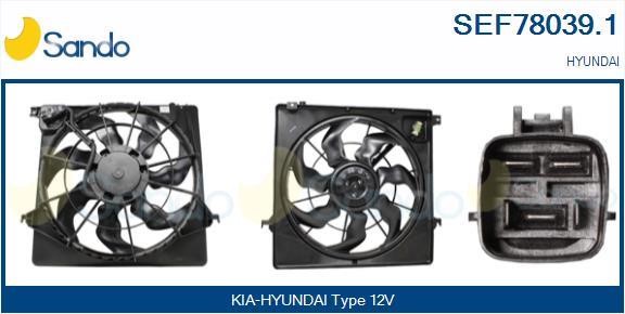 Sando SEF78039.1 Електродвигун, вентилятор радіатора SEF780391: Приваблива ціна - Купити в Україні на EXIST.UA!