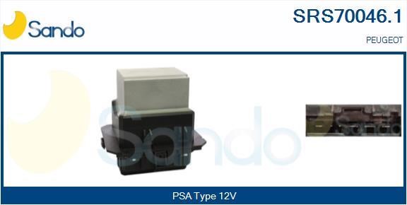 Sando SRS70046.1 Резистор, компресор салону SRS700461: Купити в Україні - Добра ціна на EXIST.UA!