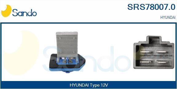 Sando SRS78007.0 Резистор, компресор салону SRS780070: Купити в Україні - Добра ціна на EXIST.UA!