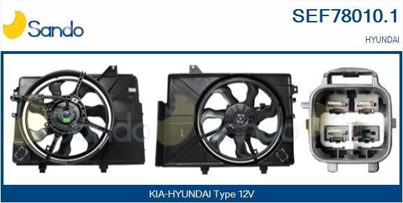 Sando SEF78010.1 Електродвигун, вентилятор радіатора SEF780101: Купити в Україні - Добра ціна на EXIST.UA!