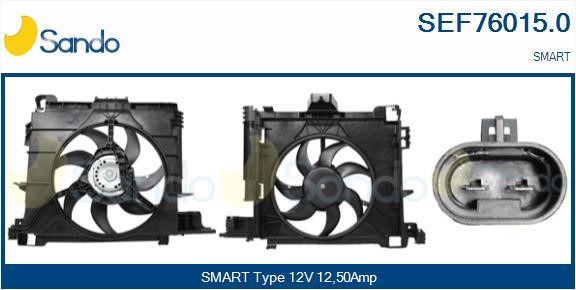 Sando SEF76015.0 Електродвигун, вентилятор радіатора SEF760150: Купити в Україні - Добра ціна на EXIST.UA!