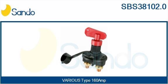 Sando SBS38102.0 Головний вимикач, акумулятор SBS381020: Купити в Україні - Добра ціна на EXIST.UA!
