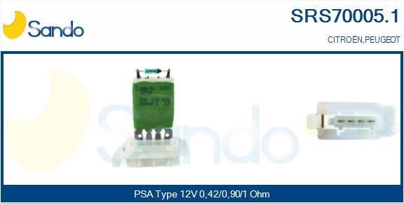 Sando SRS70005.1 Резистор, компресор салону SRS700051: Купити в Україні - Добра ціна на EXIST.UA!
