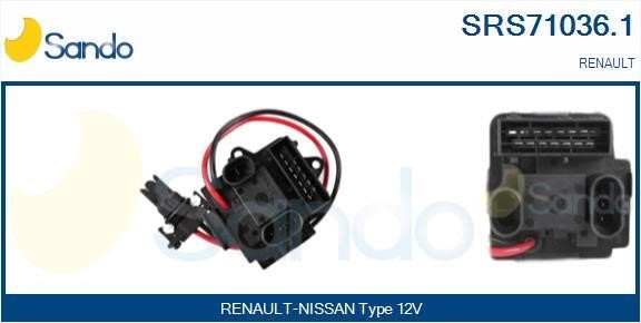 Sando SRS71036.1 Резистор, компресор салону SRS710361: Купити в Україні - Добра ціна на EXIST.UA!