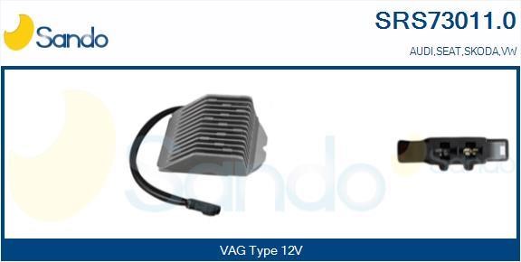 Sando SRS73011.0 Резистор, компресор салону SRS730110: Купити в Україні - Добра ціна на EXIST.UA!