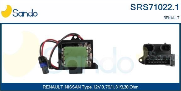 Sando SRS71022.1 Резистор, компресор салону SRS710221: Купити в Україні - Добра ціна на EXIST.UA!