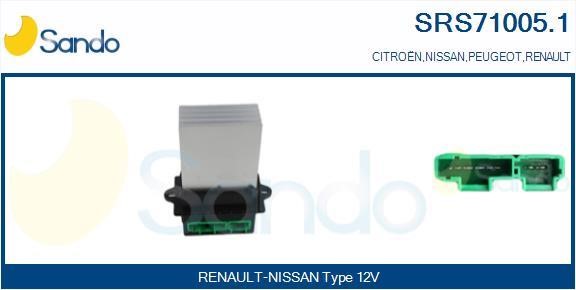 Sando SRS71005.1 Резистор, компресор салону SRS710051: Купити в Україні - Добра ціна на EXIST.UA!