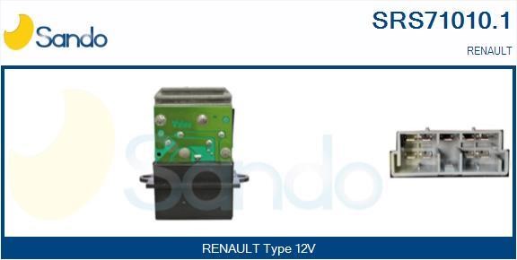 Sando SRS71010.1 Резистор, компресор салону SRS710101: Купити в Україні - Добра ціна на EXIST.UA!