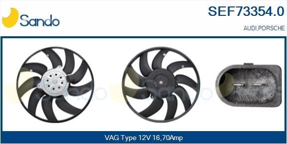 Sando SEF73354.0 Вентилятор радіатора охолодження SEF733540: Купити в Україні - Добра ціна на EXIST.UA!