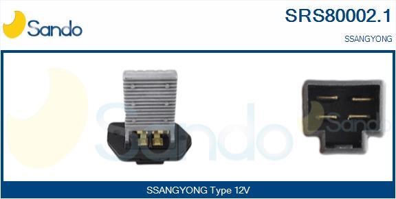Sando SRS80002.1 Резистор, компресор салону SRS800021: Купити в Україні - Добра ціна на EXIST.UA!