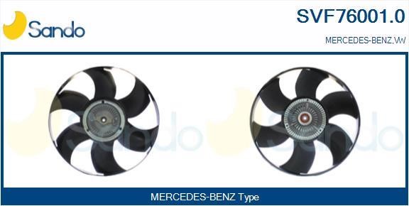 Sando SVF76001.0 Муфта, вентилятор радіатора SVF760010: Купити в Україні - Добра ціна на EXIST.UA!