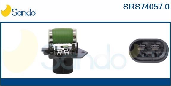 Sando SRS74057.0 Додатковий резистор, електродвигун вентилятора радіатора SRS740570: Купити в Україні - Добра ціна на EXIST.UA!