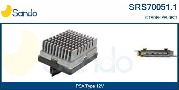 Sando SRS70051.1 Резистор, компресор салону SRS700511: Купити в Україні - Добра ціна на EXIST.UA!
