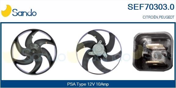 Sando SEF70303.0 Вентилятор радіатора охолодження SEF703030: Купити в Україні - Добра ціна на EXIST.UA!