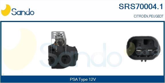 Sando SRS70004.1 Додатковий резистор, електродвигун вентилятора радіатора SRS700041: Купити в Україні - Добра ціна на EXIST.UA!