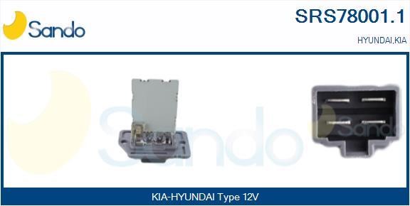 Sando SRS78001.1 Резистор, компресор салону SRS780011: Купити в Україні - Добра ціна на EXIST.UA!