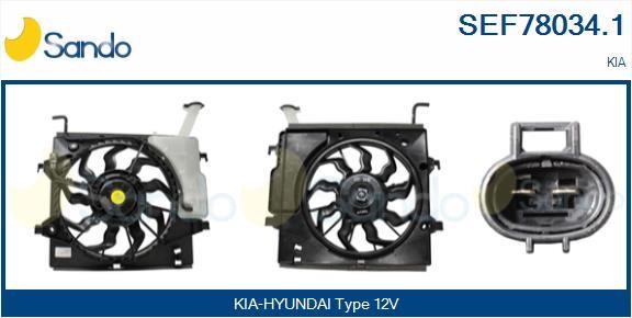 Sando SEF78034.1 Електродвигун, вентилятор радіатора SEF780341: Купити в Україні - Добра ціна на EXIST.UA!